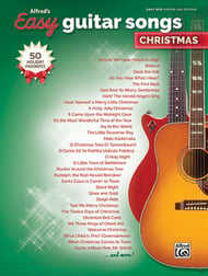 Alfred's Easy Guitar Songs: Christmas Guitar and Fretted sheet music cover